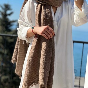 Warm-up on a cold day with our soft, colorful 100% organic cotton large rectangle scarf! perfect for women of all ages!