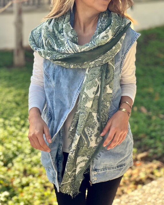 Large best sale cotton scarf