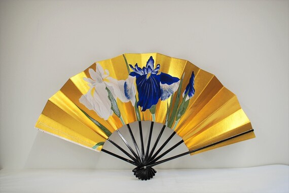 Japanese Dance Fan(Plum blossoms&Iris flowers)