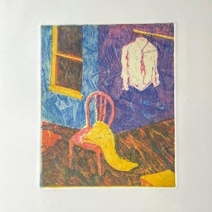 Frank Liu Signed Print 1980s Artist&#39;s Proof