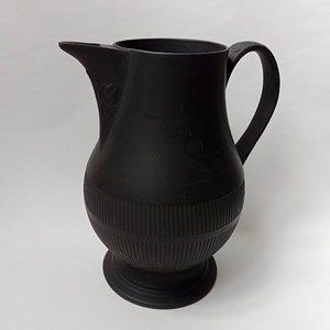 Antique Wedgwood Black Basalt Pitcher or Jug