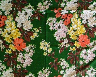 1940s Floral Bedspread