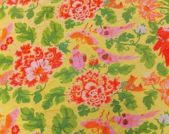 Spectacular Vintage Thai Silk Curtains and Tablecloth