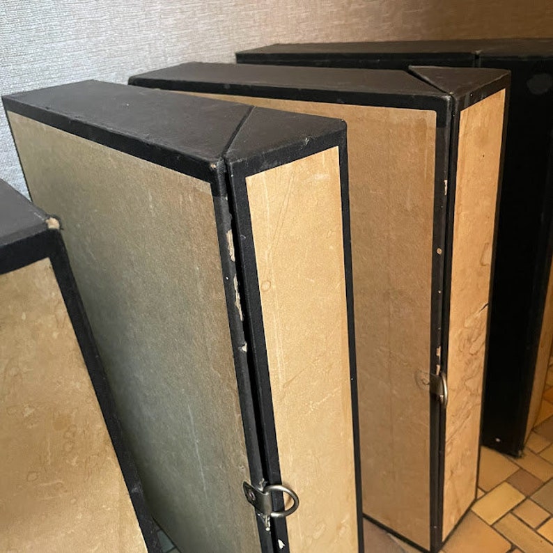 Six Vintage Fliptop Sheet Music Storage Boxes Etsy