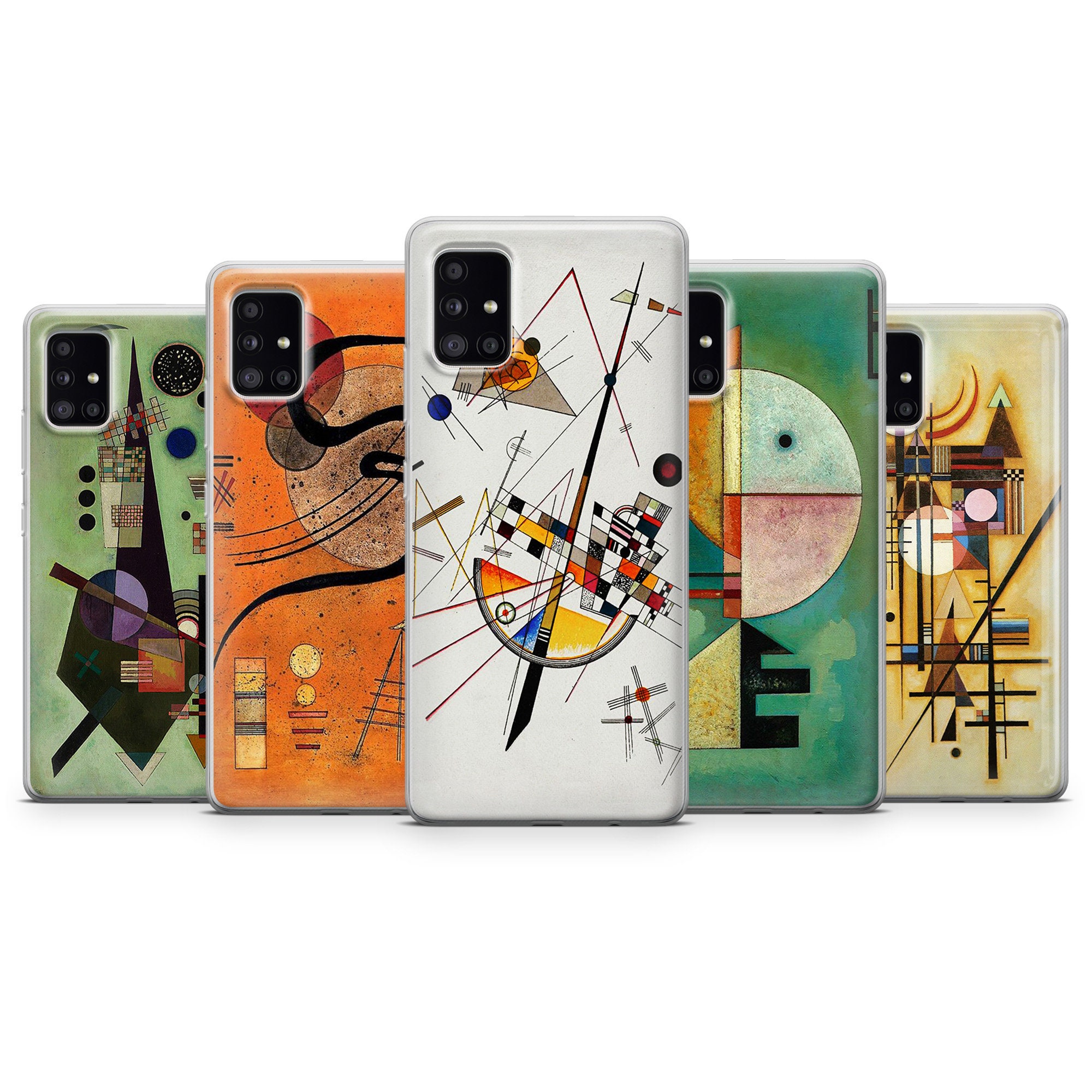 Kandinsky Phone Case Abstract Art Cover for iPhone 14 13 12 11 XR 8 7
