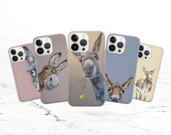 Donkey Phone Case Farm Cover for iPhone 15 14 13 12 Pro 11 XR SE Samsung S22 S21 S20 S10 A51 A70 A72 S23 S22 A73 A53 A13 A14 S20 Pixel 8 7 6