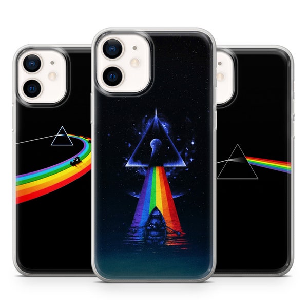 The Dark Side Phone Case Pink Floyd Cover for iPhone 14 13 12 11 XR XS 7 8+ SE Samsung S22 S21 S20 S8 S9 A12 A51 A52 A53 A70 Pixel 7 6 5 4 3