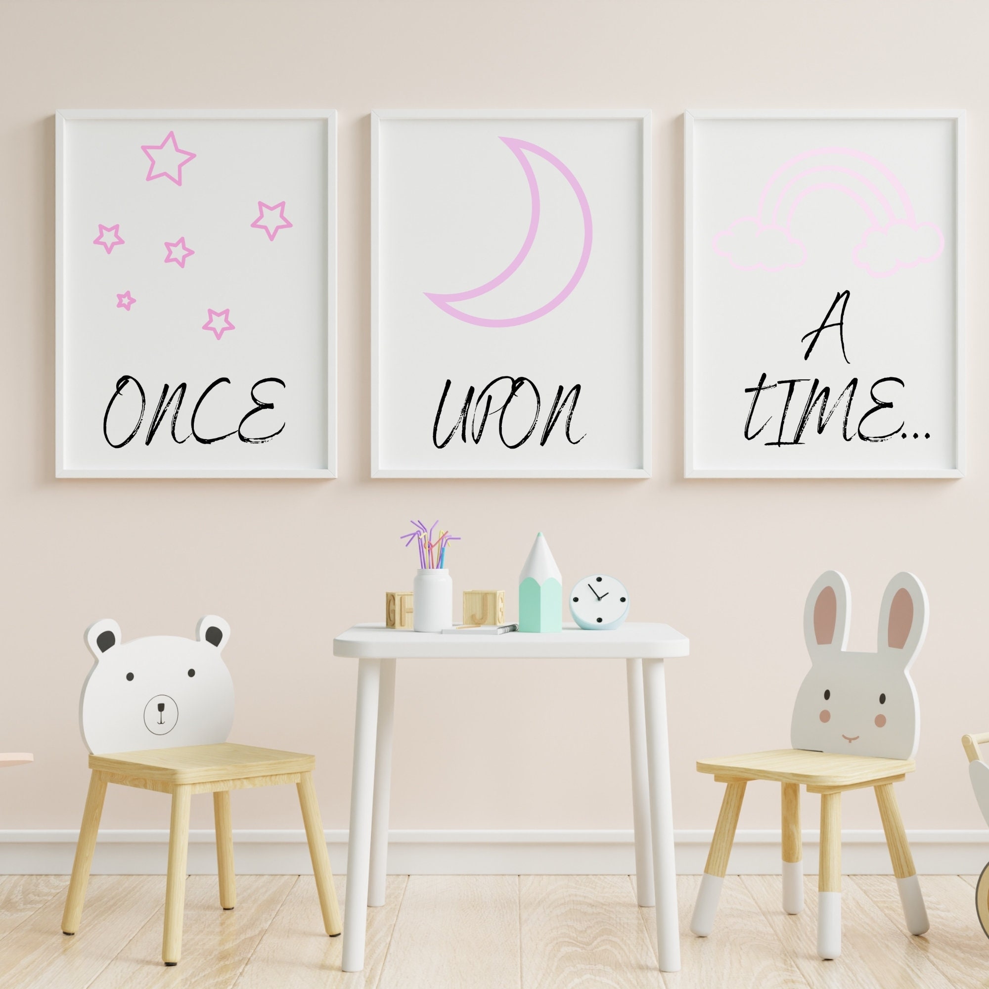 Nursery Quote Print Set of 3 Nursery Print Boy Wall Art Girl Wall Art ...