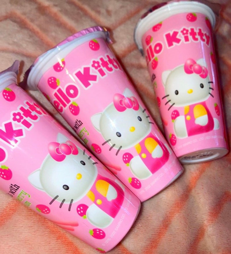Hello Kitty Biscuits and Strawberry Cream Etsy