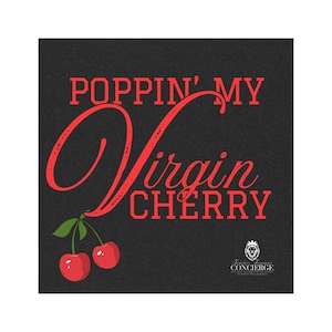 Cruise Door Magnet - Virgin Voyages Cruise - Poppin My Virgin Cherry - Love in Motion Design