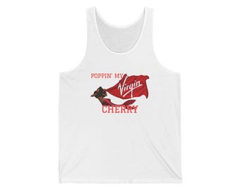 Cruise Vacation Tank, First Virgin Cruise Shirt, Unisex Jersey Sleeveless Tee, Girls Trip Top, Vacation Apparel