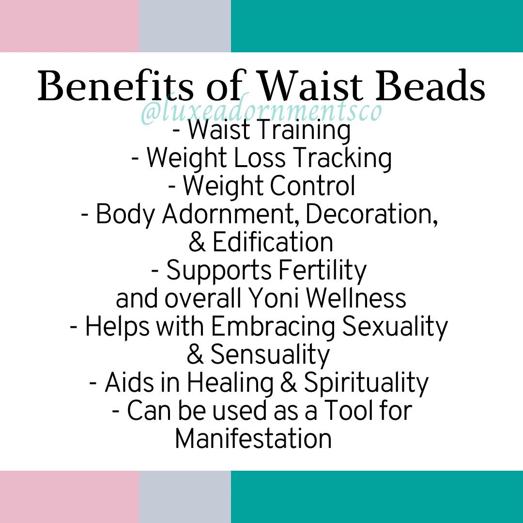 Waist Stack Chakra Gemstone Waist Bead Stack – Crown Alignment Set - Stretch ...