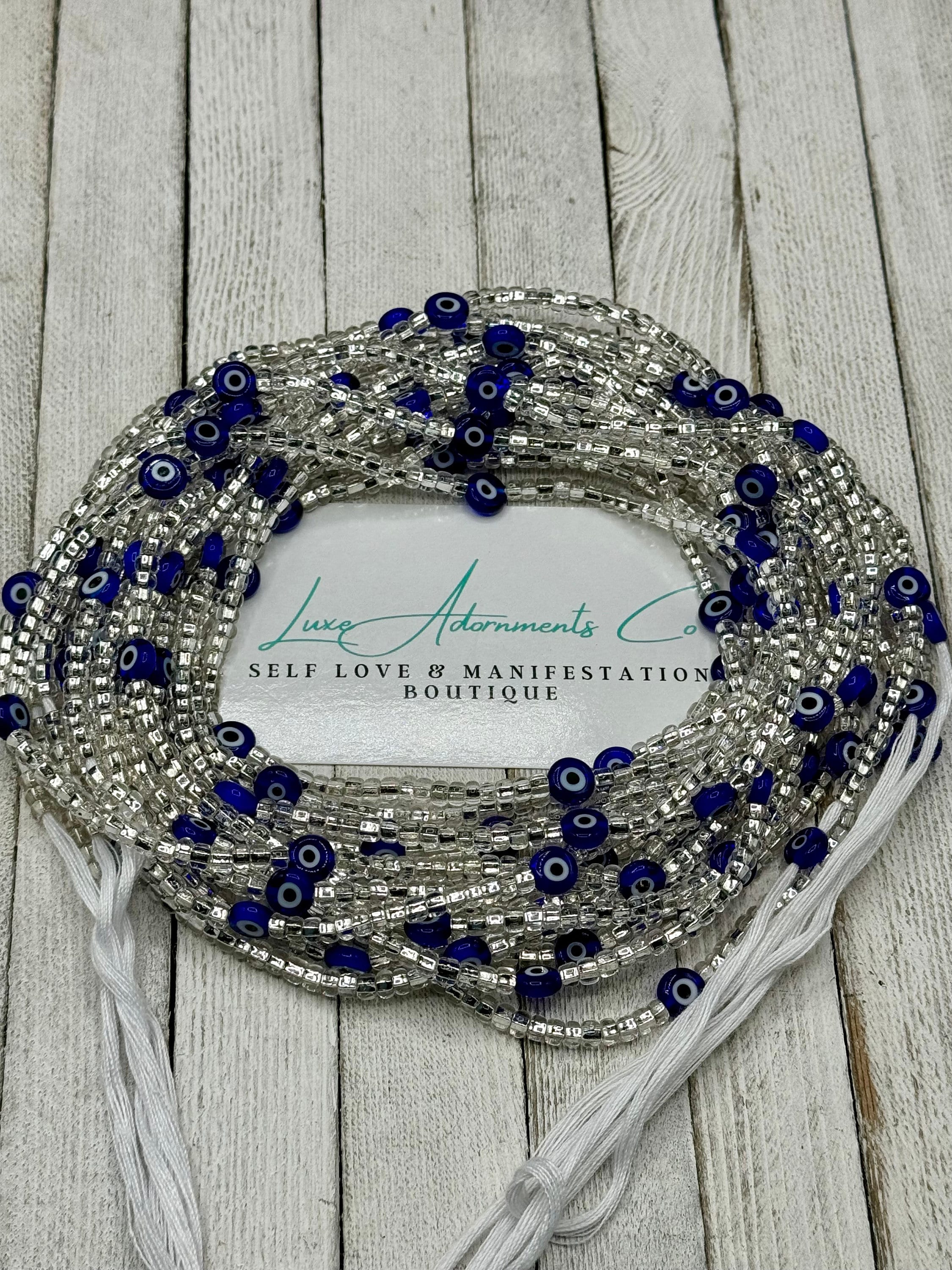 Kayamata blue eye waist bead hotsell