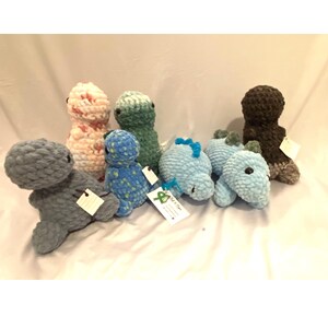 dinosaurs- crocheted stuffed plush