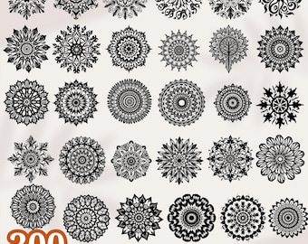 300 Bohemian Feather Mandala Bundles – Intricate SVG Designs for Cricut, Laser & Crafts – Instant Downloads