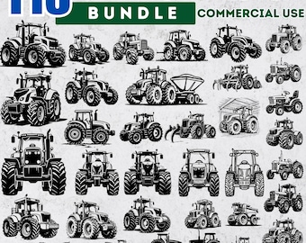 Tractor SVG Bundle Detailed – Instant Downloads for Cricut, Laser, and Crafts