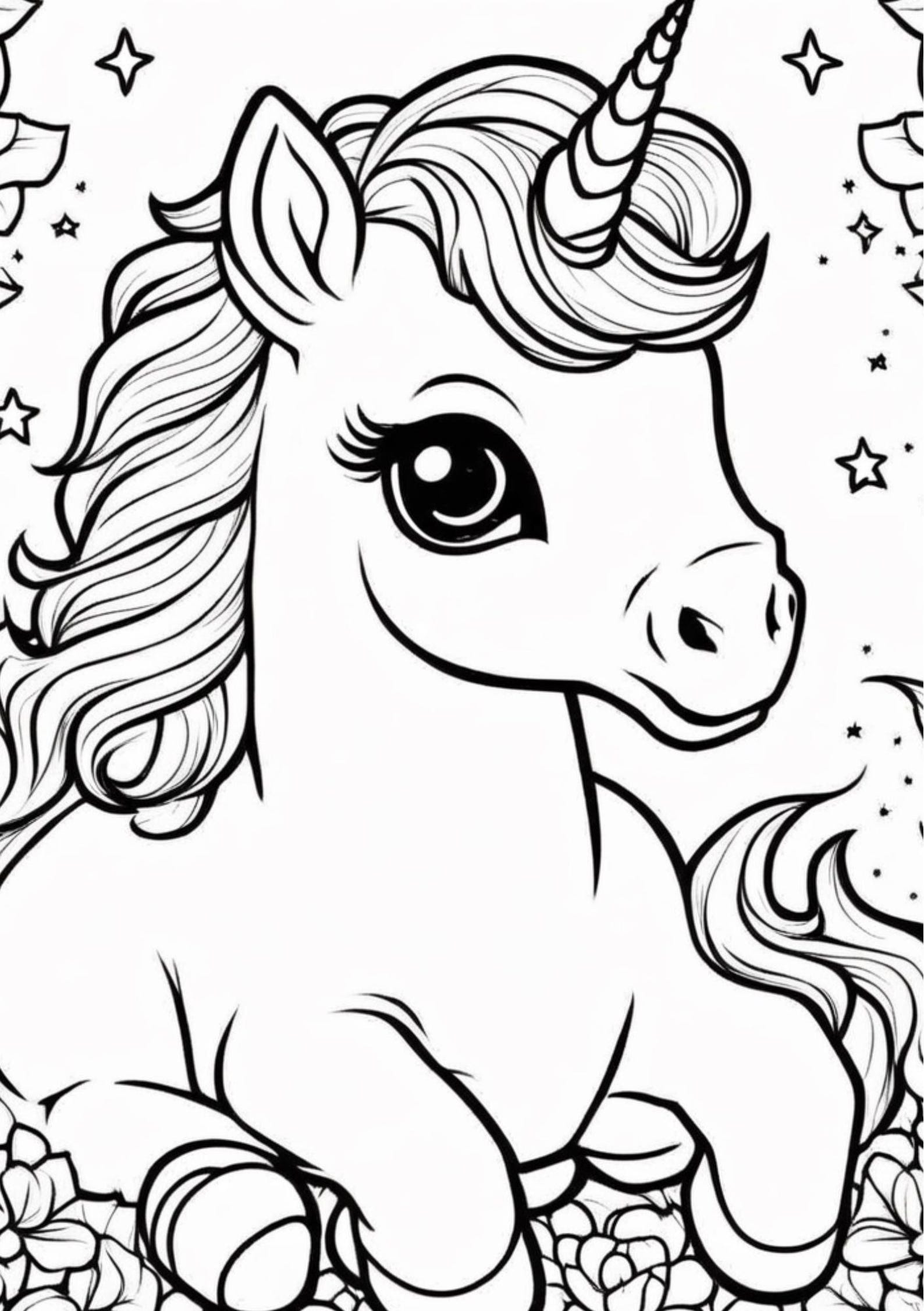 Unicorns, Coloring Books, Baby Unicorns, Kids, Kids Coloring Books, Etsy