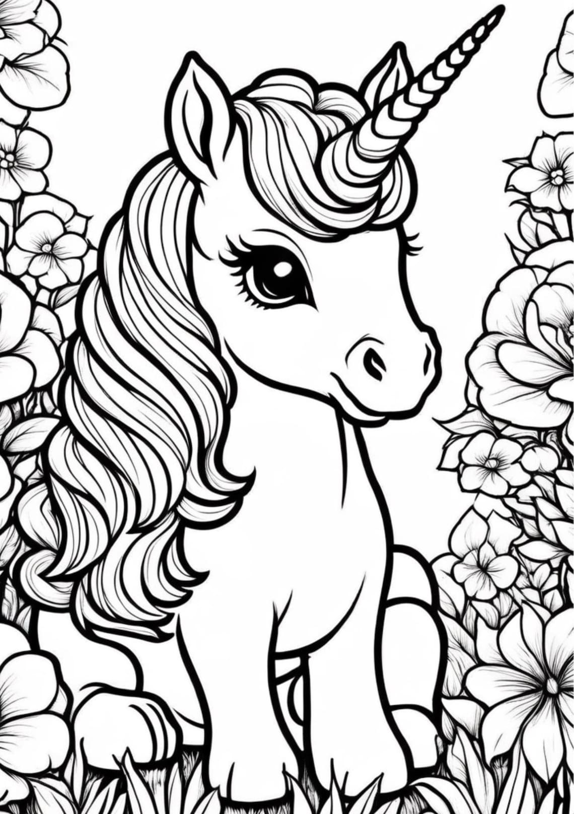 Unicorns, Coloring Books, Baby Unicorns, Kids, Kids Coloring Books, Etsy