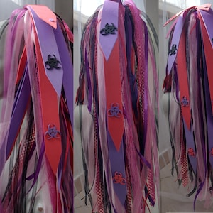 Biohazard Purple, Fuchsia, Pink , Red, cyberlox Cosplay dread cyber goth fake hair urban dreadlox dreadlocks fake show costume