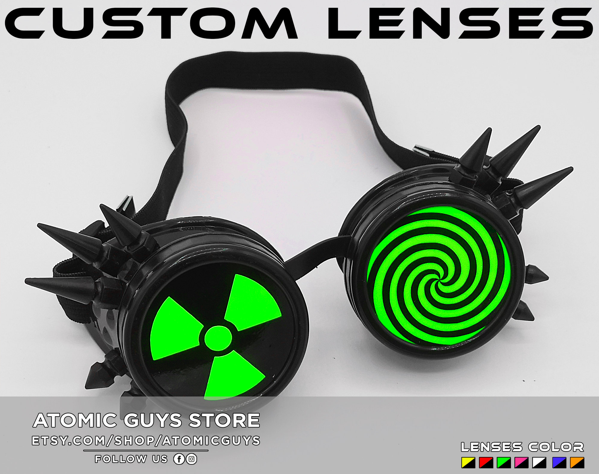 Goth goggles sales