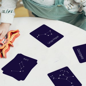 Cartões de constelações en portugais | Bébés et crianças | Flashcards + Affiches | Flashcards | portugais | Portugais