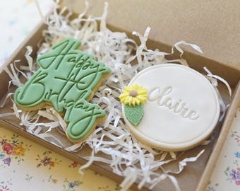 Happy Birthday Biscuit Set