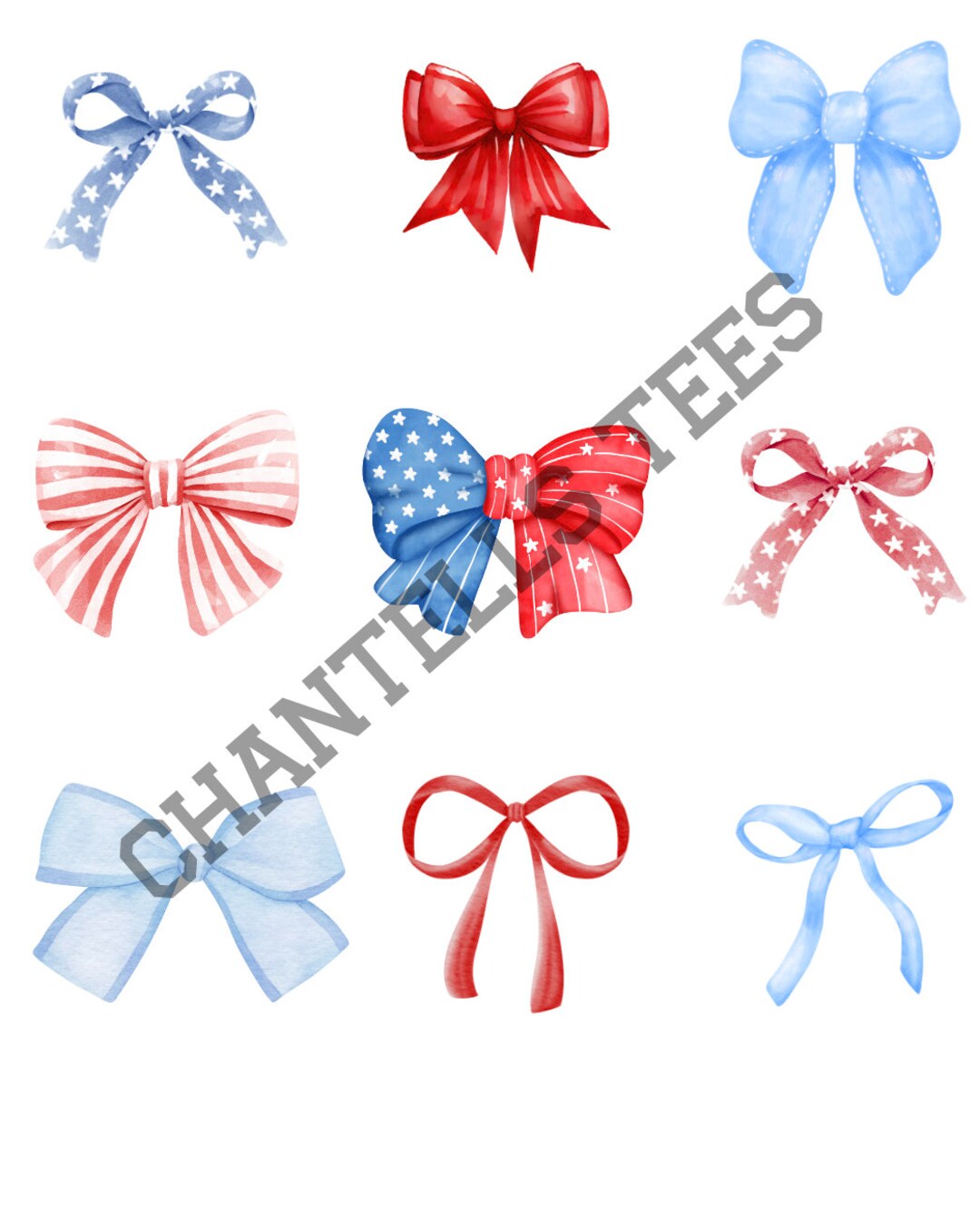 Rood wit blauwe strikken, png - Etsy België, image size:1080x1345