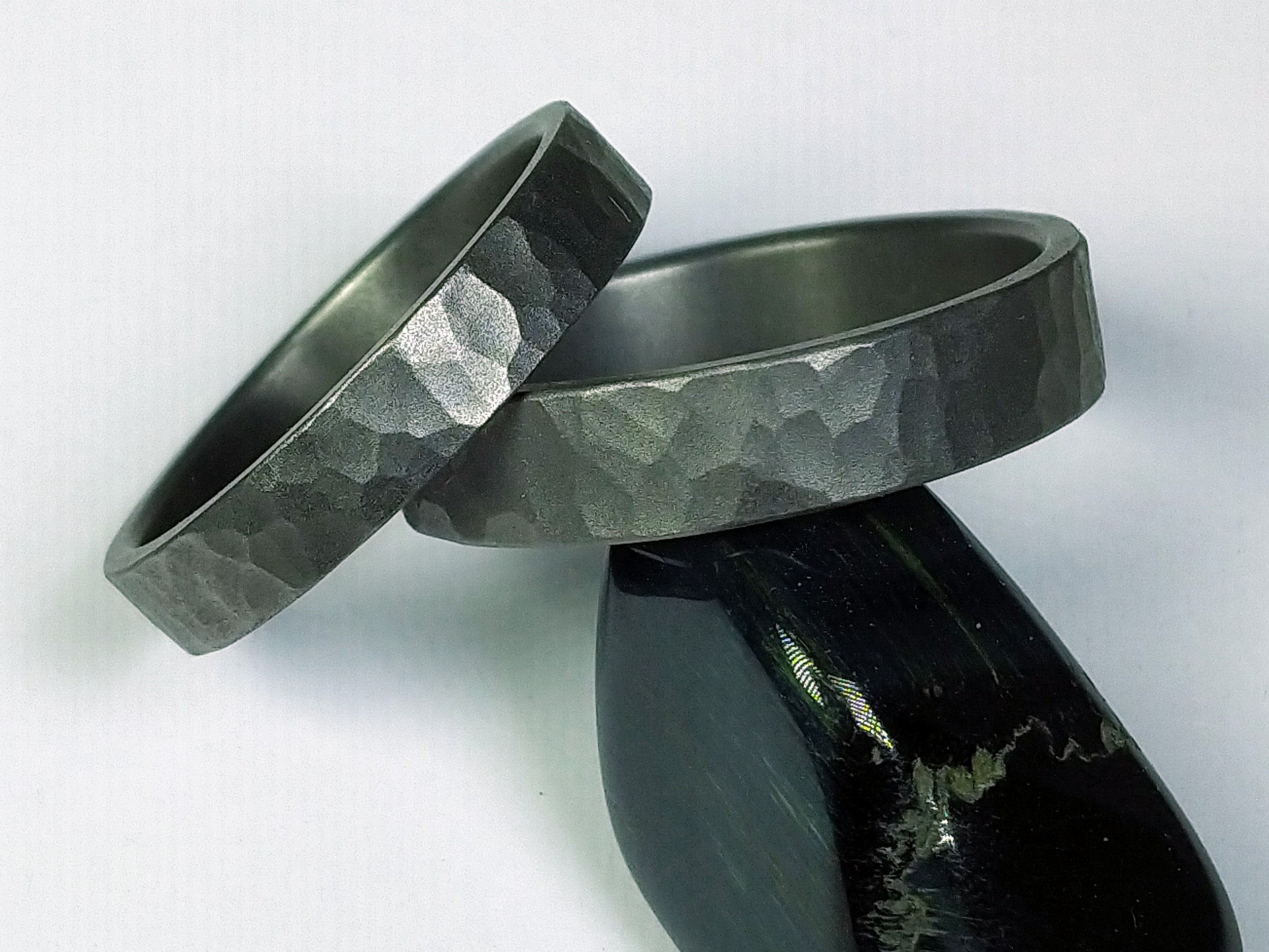 Iridium clearance wedding ring