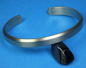 Grade 2 titanium bracelet. Mens bracelet. Mens titanium jewelry.