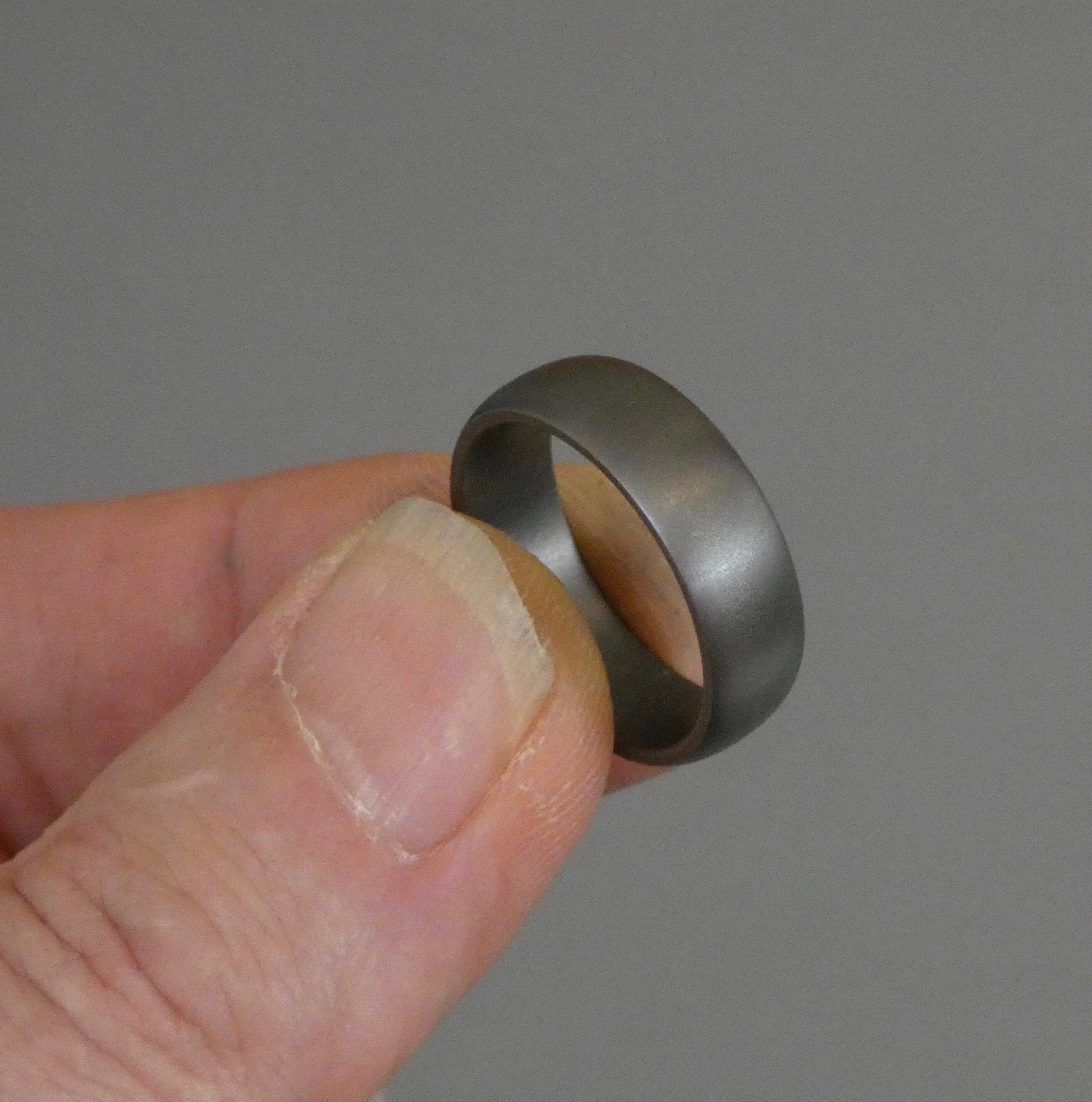 Solid Pure Tantalum Hand Crafted Wedding Ring. Mens Wedding Etsy