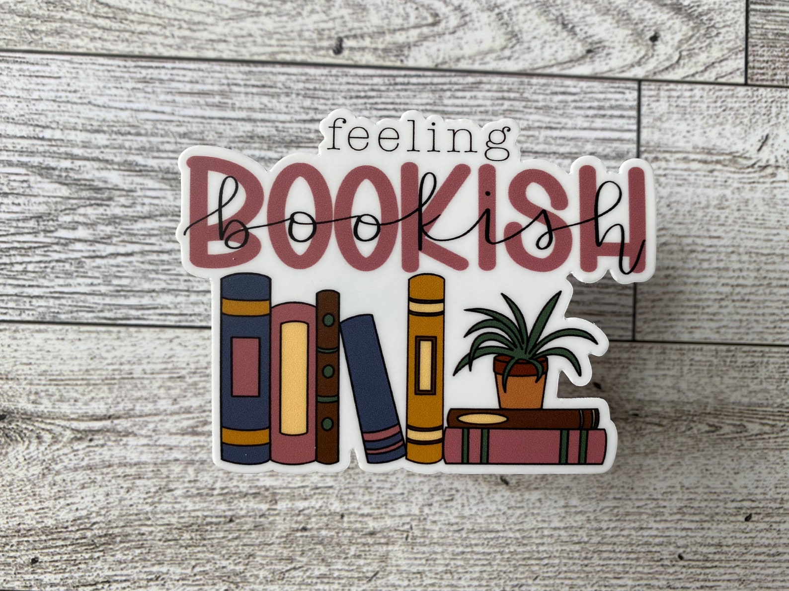 Sticker Freteling Vinyl Sticker | Feeling Bookish Sticker, Book Decal, Book Lover Gift ...