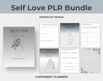 PLR Self Growth Journal Bundle  Commercial Use