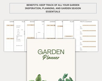 PLR Garden Planner Digital Download - Organize & Grow Your Garden