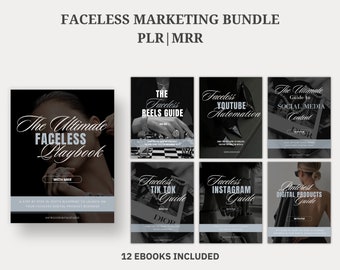 Faceless Digital Marketing Bundle PLR|MRR