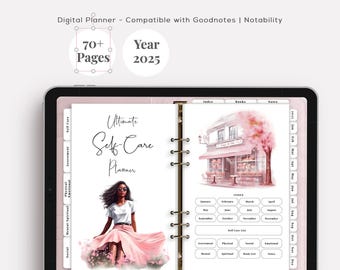 2025 Digital Self Care Planner | Goodnotes| Notability| Digital Download