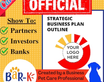 Dog Business Plan Template: Daycare, Boarding, Grooming, Pet Sitting (Digital Download)