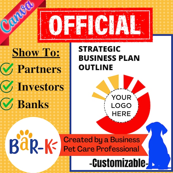 Image showcasing Pet Grooming Business Plan Template - Etsy