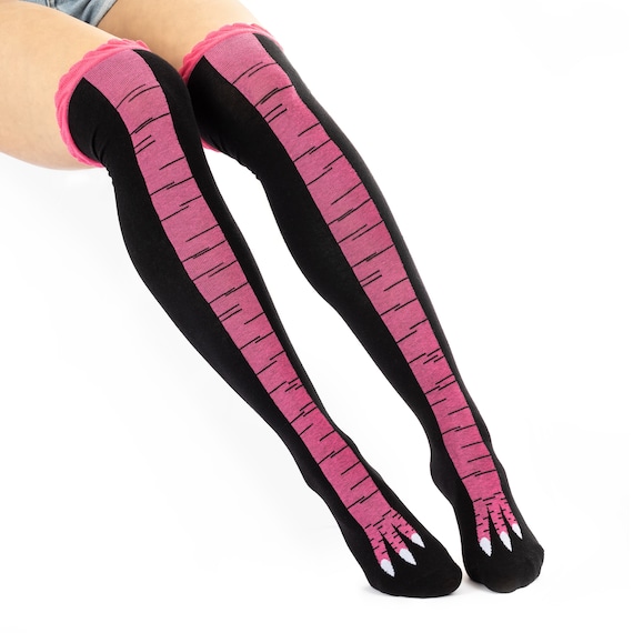 Funny Socks Chicken Leg Animal Legs Knee Fitness Novelty Men - Foto 7