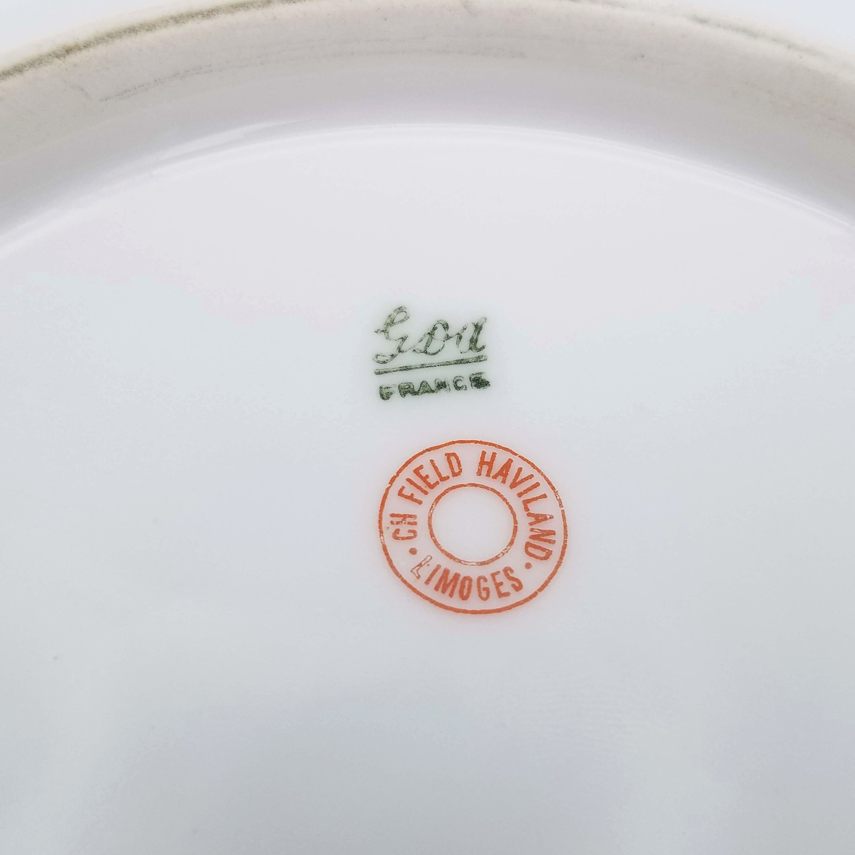 Limoges CH Field Haviland GDA France Round Covered Vegetable Etsy