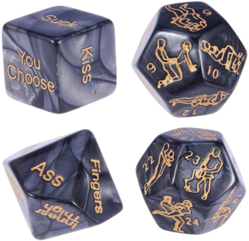 5 Sex Dice, sex positions, fun in the bedroom game, fun game, husband birthday, wife birthday, anniversary gift, Christmas & Valentines day image 3