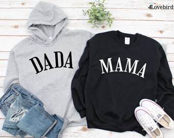 Mama/Dada Sweatshirt, Mother's Day Gift, Mama/Dada Sweatshirt, Nana Shirt, Gift For Mother, Mom/Dad Hoodie, Mama Crewneck, New Mom Shirt