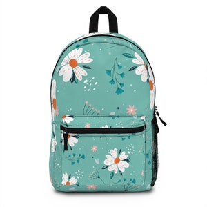 Cute Flowers Backpack, College Backpack, Teens Backpack everyday use, Travel Backpack, Weekend bag, Laptop Backpack