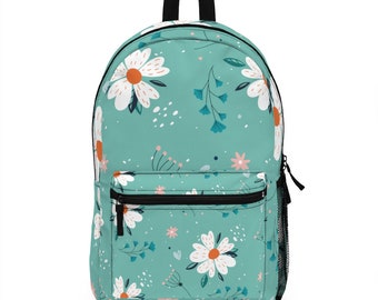 Cute Flowers Backpack, College Backpack, Teens Backpack everyday use, Travel Backpack, Weekend bag, Laptop Backpack