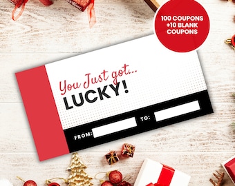 100+ Naughty Sex Coupons, Sexy Couples Coupon Book, Erotic Valentines/Anniversary Gift, Kinky Love Coupons for Him/Her, Adult Printable Gift