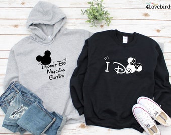 I Don't Do Matching Outfits/ I Do Matching Hoodie | Mickey Minnie Sweatshirt | Newlywed Long Sleeve Shirt | Funny Tee | Disney Couple Shirt