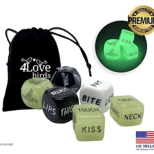 6 Sex Dice, Sex Positions, Fun in the Bedroom, Bedroom Game, Fun Game, Husband Birthday, Wife Birthday, Anniversary Gift, Christmas Gift image 1