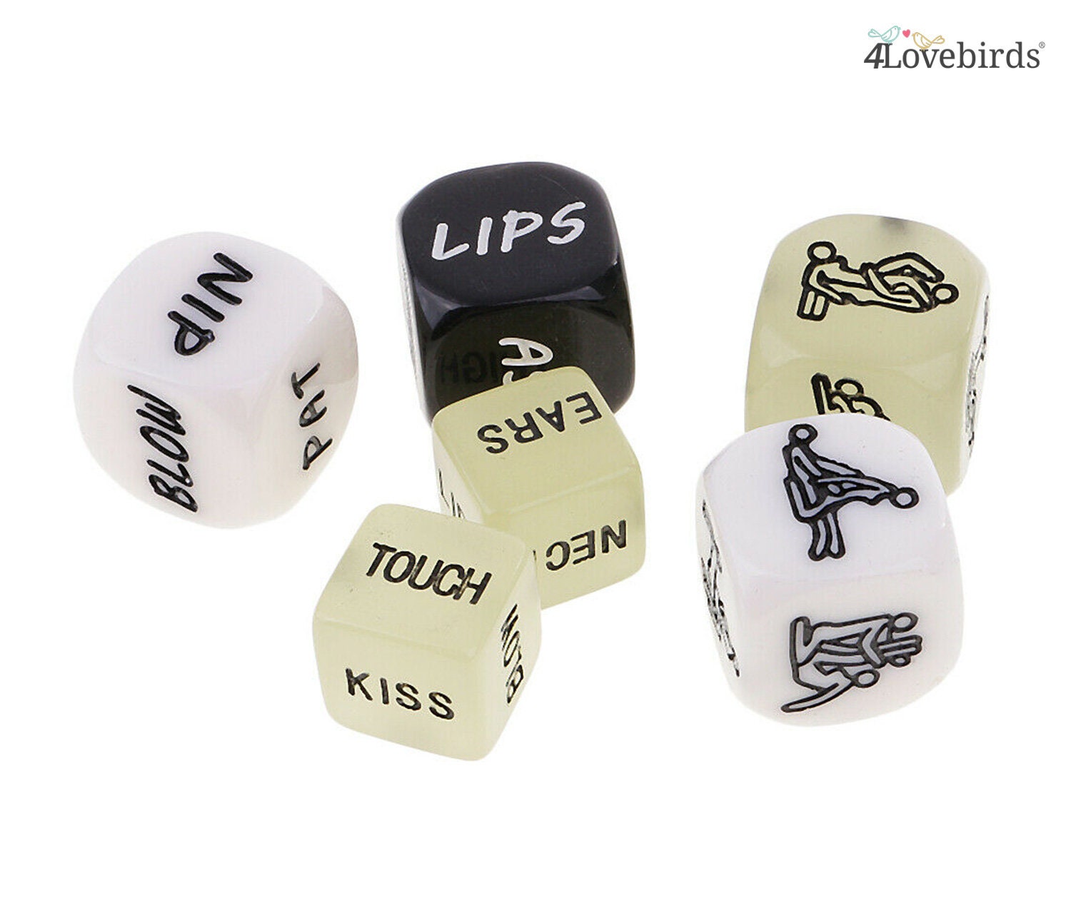 4 Dadi Da Gioco Divertenti – Regalo Umoristico Per Coppie, Addio Al Celibato E Serate Tra Amici
