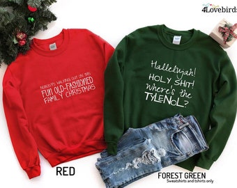Matching Christmas Vacation Hoodie - Couples Christmas Shirt - Funny Christmas Shirt - Matching Christmas Shirts - Husband and Wife Shirt