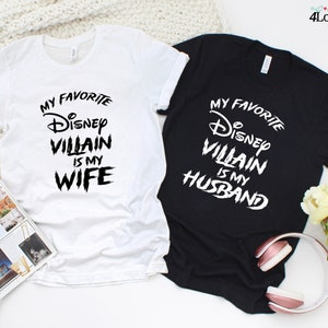My favorite Disney Villain is my Wife/Husband Disney Hoodie, Disney Sweatshirt for Men/Women, Disney Family Long Sleeve Shirt, Disney Gifts image 4