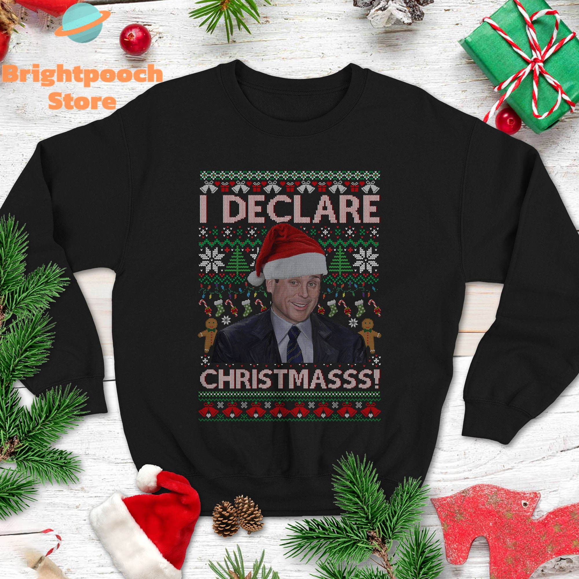 michael scott christmas sweater